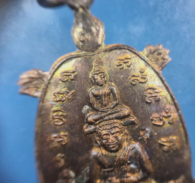 เต่าเรือนหลวงปู่หลิว พิมพ์พุทธซ้อน วัดไร่แตงทอง ปี2535