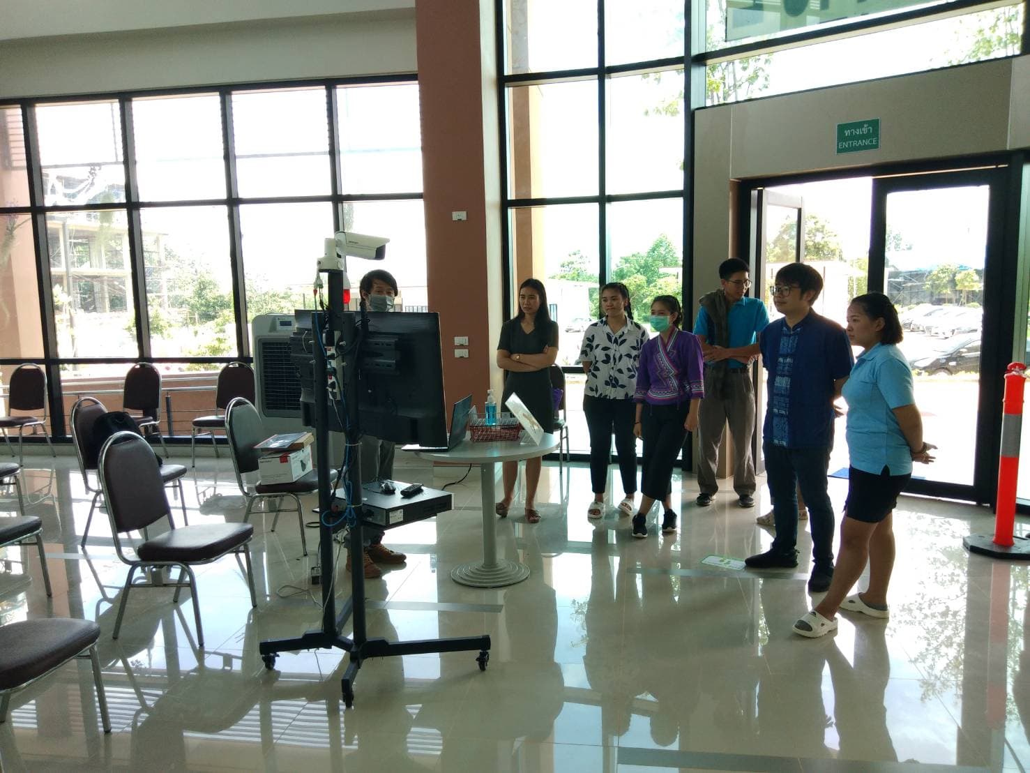 ชุดกล้องตรวจจับความร้อน Hikvision Thermal Camera โซลูชั่นตรวจวัดอุณหภูมิร่างกาย รองรับการตรวจจับใบหน้าด้วยระบบ AI กล้องตรวจวัดอุณหภูมิ