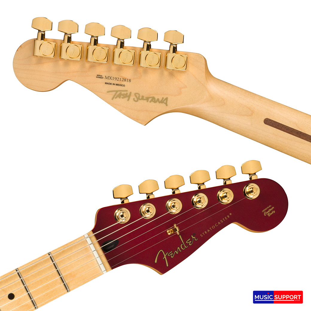 กีตาร์ไฟฟ้า Fender Tash Sultana Stratocaster Transparent Cherry