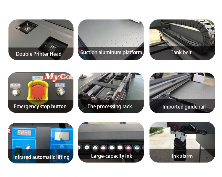 เครื่องพิมพ์ UV Flatbed 6090 Audley Mycolor Inkjet printer