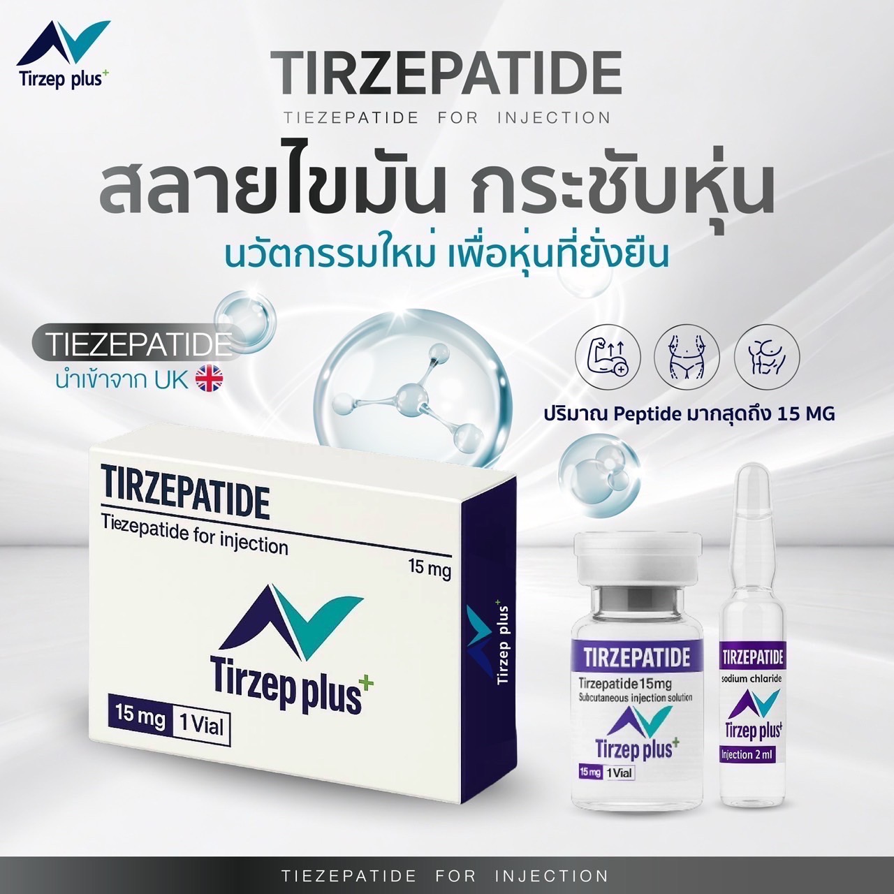 TIRZEPATIDE ลดน้ำหนักตัวใหม่ล่าสุด !