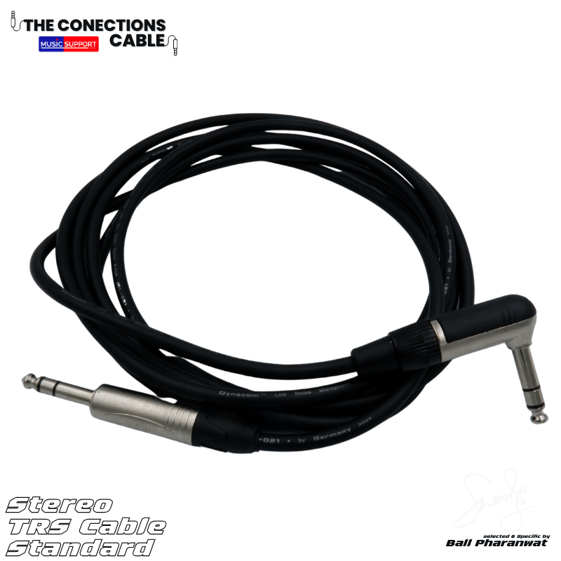 สายสัญญาณ STEREO TRS CABLE Standard the connection cables by music support signature Ball Pharanwat