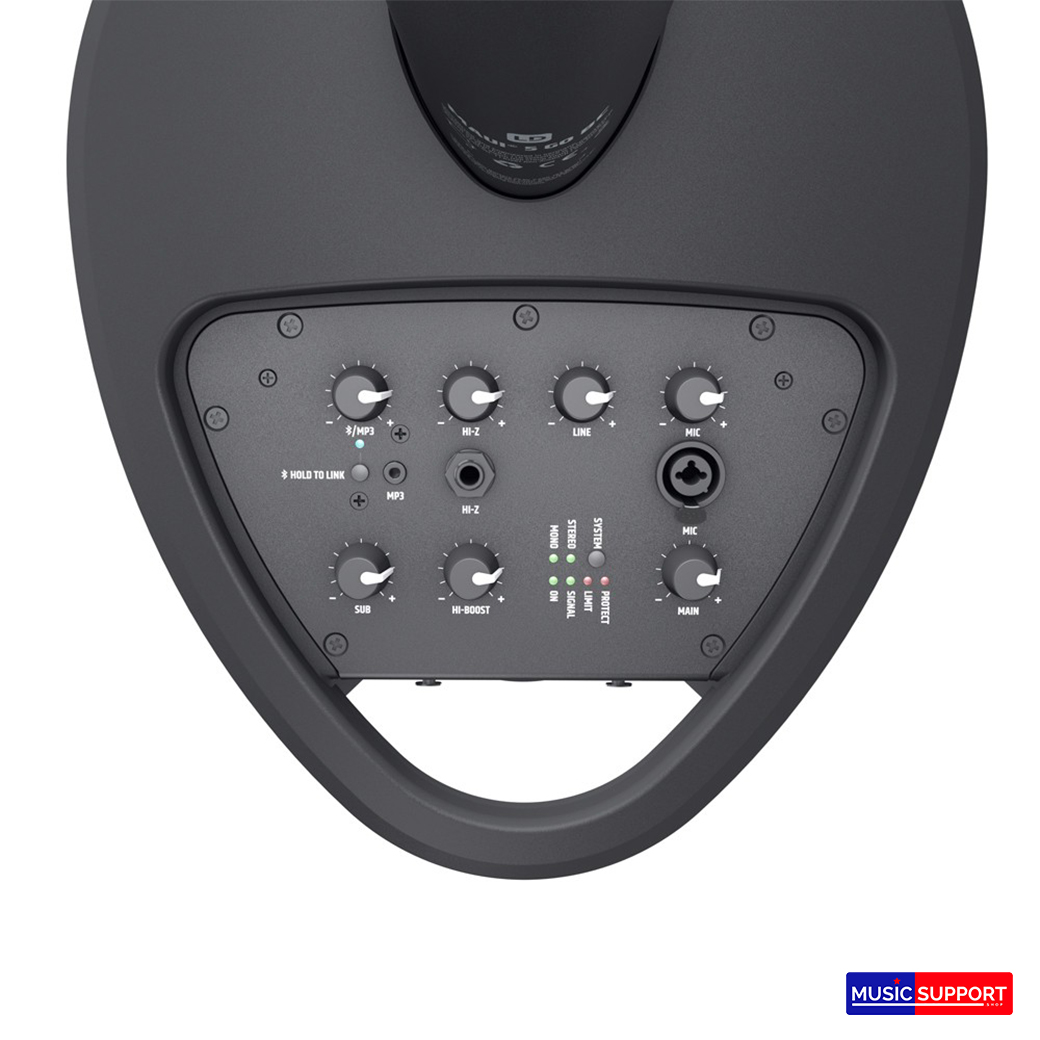 LD SYSTEMS MAUI 5 GO 100 ชุดตู้ลำโพง Active Column ไร้สาย ขนาด 3 นิ้ว 4 ดอก ซัพวูฟเฟอร์ 8 นิ้ว 800 วัตต์ คลาส D มิกเซอร์ 4 ชาแนล (สีดำ)