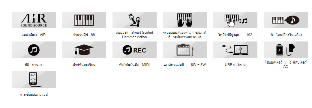 Casio PX-S1000 Black Electric PIANO