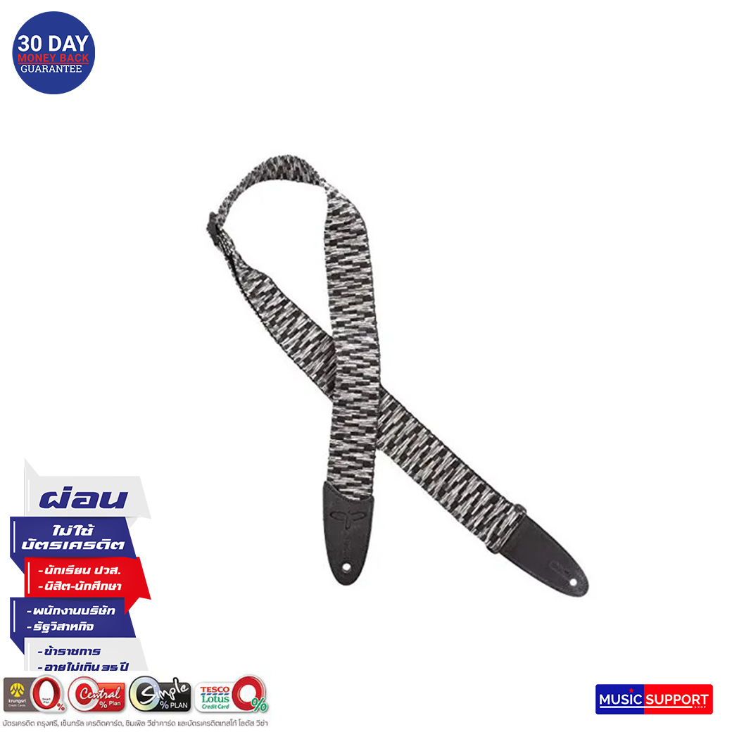 สายสะพายกีตาร์ PRS 2 WOVEN GUITAR STRAP / BLACK-GRAY / ACC3169