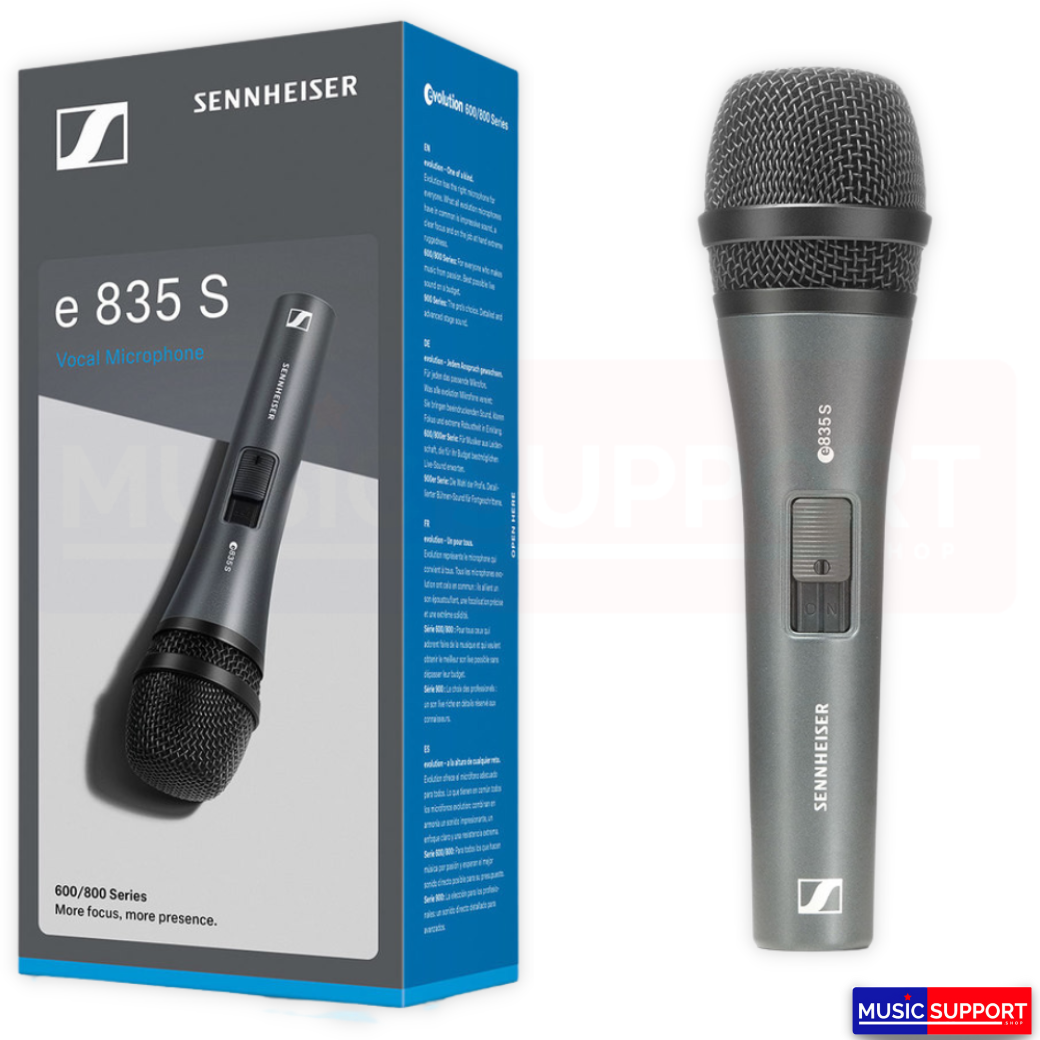 ไมโครโฟน Sennheiser E835S Dynamic Vocal Microphone Switch Cardioid
