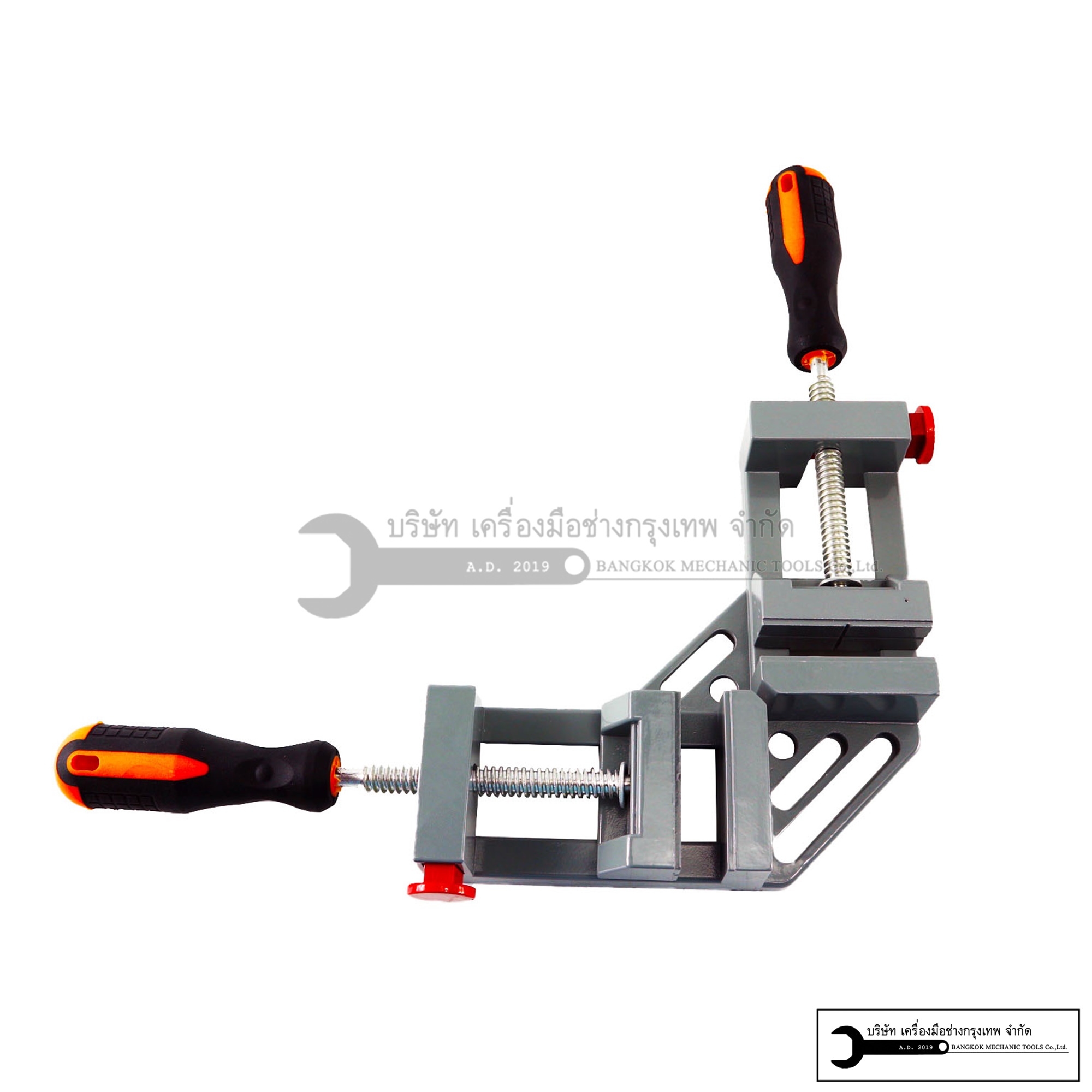 ฉากสามเหลี่ยม เหล็กจับฉาก เหล็กจับเข้ามุม เหล็กจับชิ้นงาน ขนาด 65mm Corner clamp
