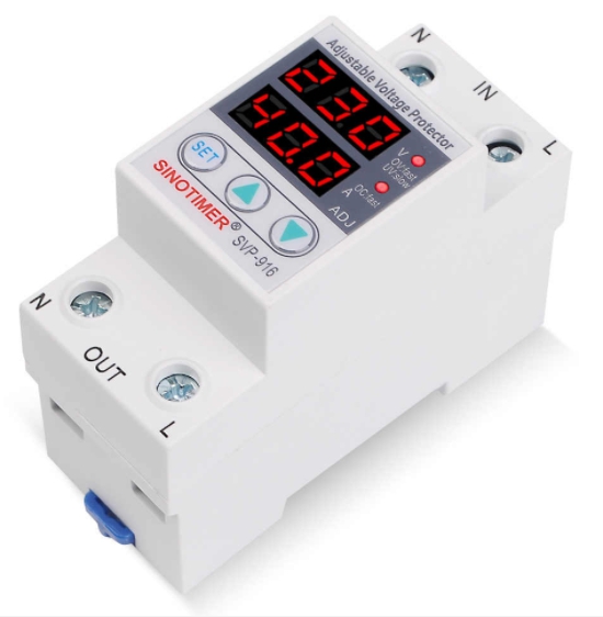 SINOTIMER SVP-916 อุปกรณ์ป้องกันแรงดันไฟฟ้าเกินอัตโนมัติ ชิ้น 2020-10-27 14:46:42 2024-06-11 15:41:41