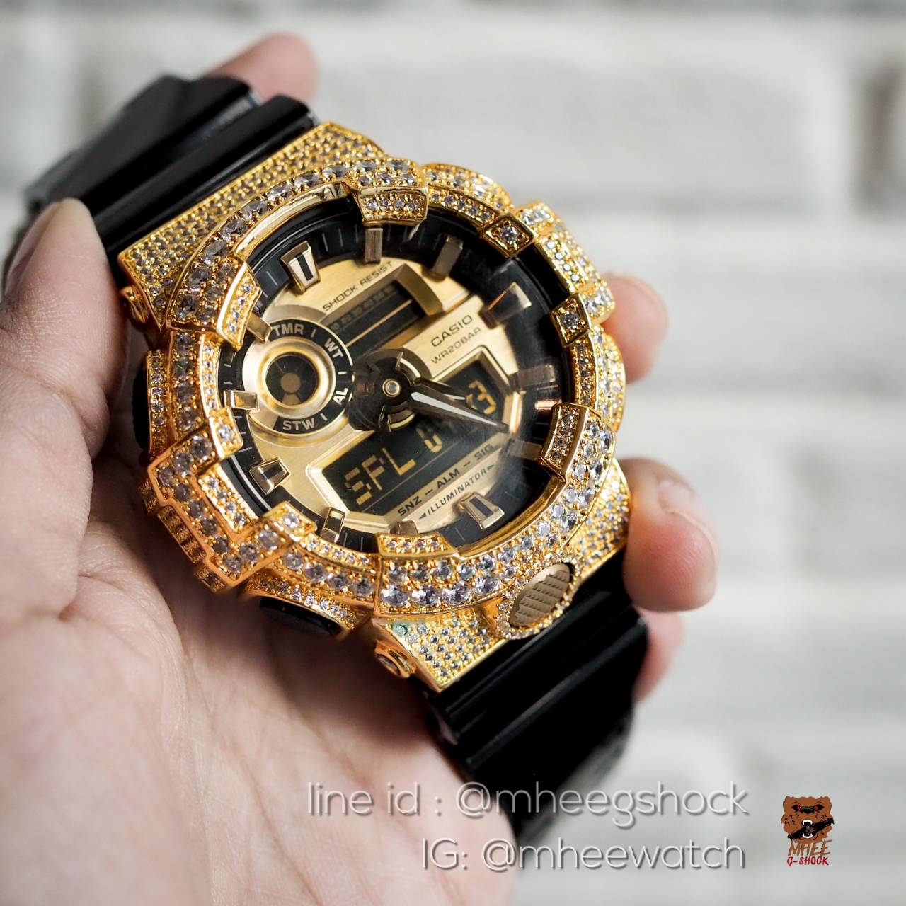 G-Shock Bling Gold รุ่น GA-710GB