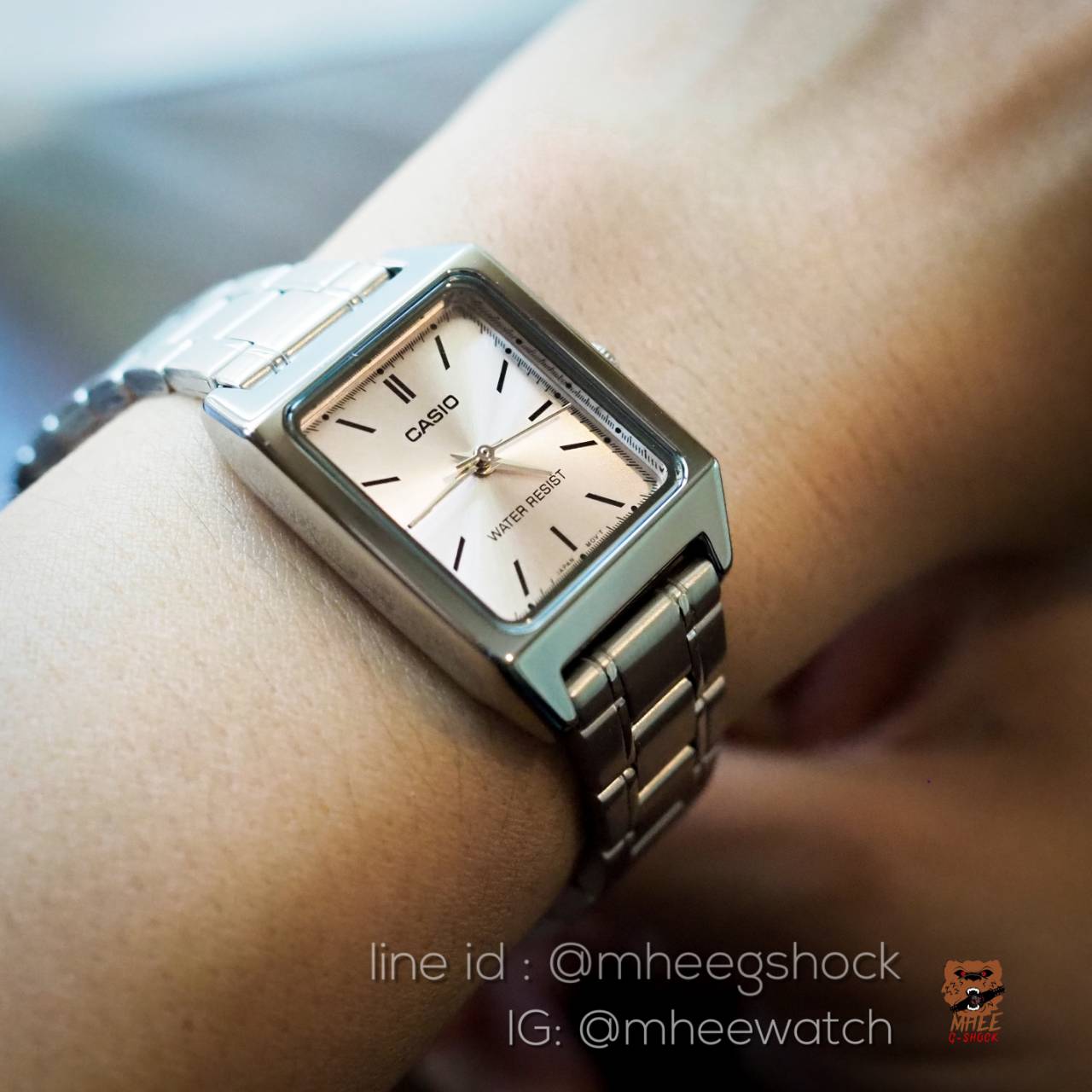 นาฬิกาCasio Lady Pinkgold สแตนเลส ของแท้ ประกันศูนย์เซ็นทรัล