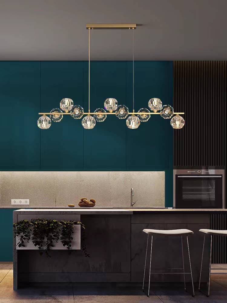 CT205A201 SOTMIA โคมไฟโต๊ะทานข้าว โคมไฟคริสตัล เคาน์เตอร์บาร์ Nordic Light Creative Designer Bar