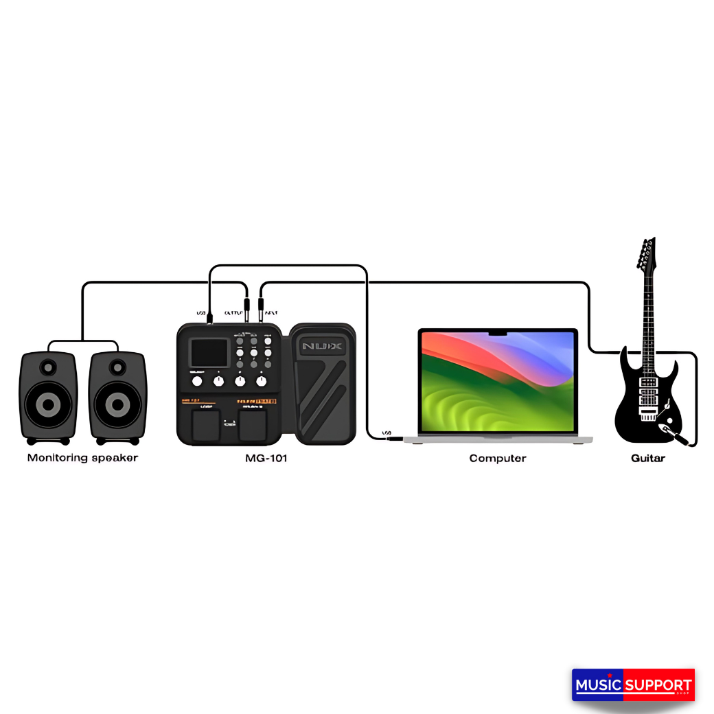 Nux MG-101 มัลติเอฟเฟค Multi Effect