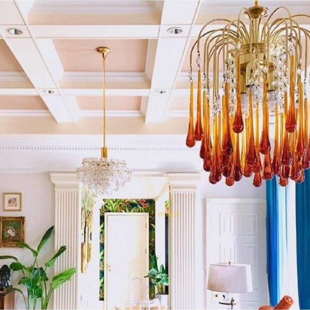 CT238A308 SOTMIA โคมไฟระย้า โคมระย้าแก้ว Chandelier Lighting