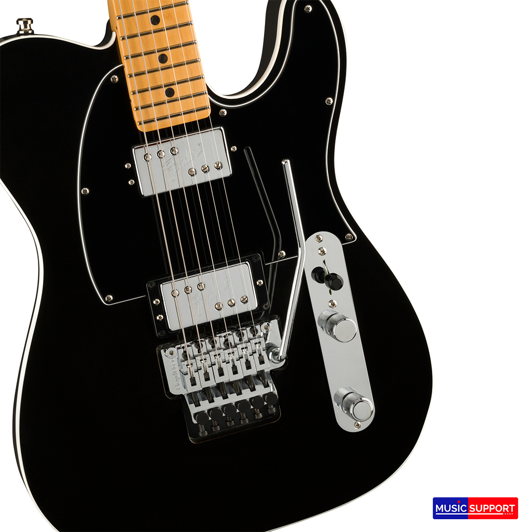 กีตาร์ไฟฟ้า Fender American Ultra Luxe Telecaster Floyd Rose HH Mystic Black