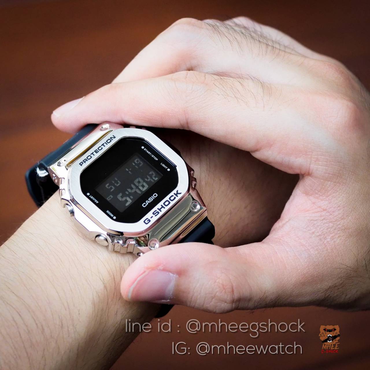 G-SHOCK Metal Face Silver Color Luxury Street GM-5600-1