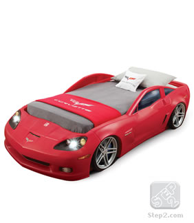 STEP2 Corvette® Toddler to Twin Bed with Lights™