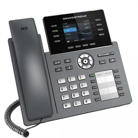 Grandstream GRP2634 Professional Carrier-Grade IP Phone, 8 lines, 4 SIP accounts, HD Audio, Dual-band Wi-Fi 802.11 a/b/g/n/ac, 2 Port 1 Gigabit PoE