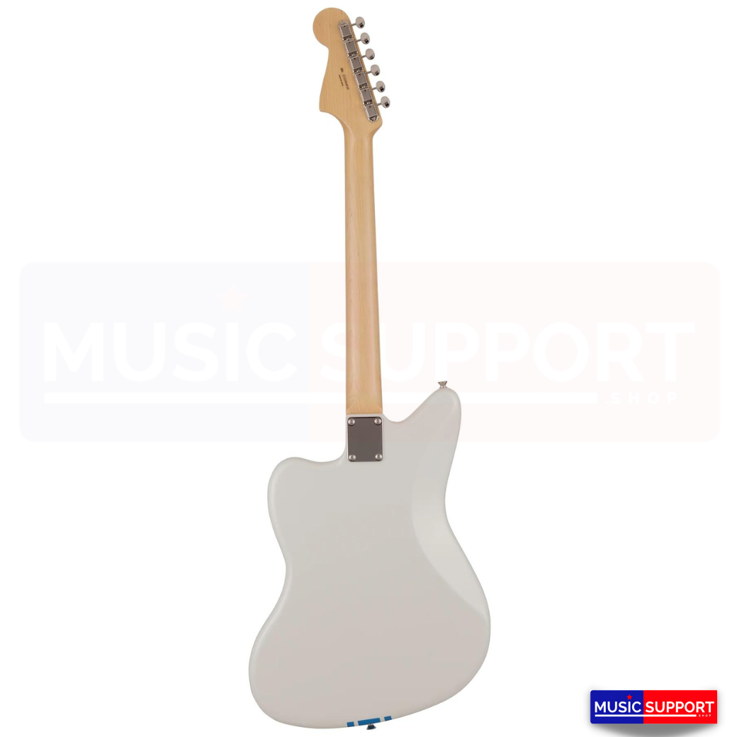 กีตาร์ไฟฟ้า FENDER 2023 COLLECTION, MADE IN JAPAN TRADITIONAL 60S JAZZMASTER, OLYMPIC WHITE WITH BLUE COMPETITION STRIPE