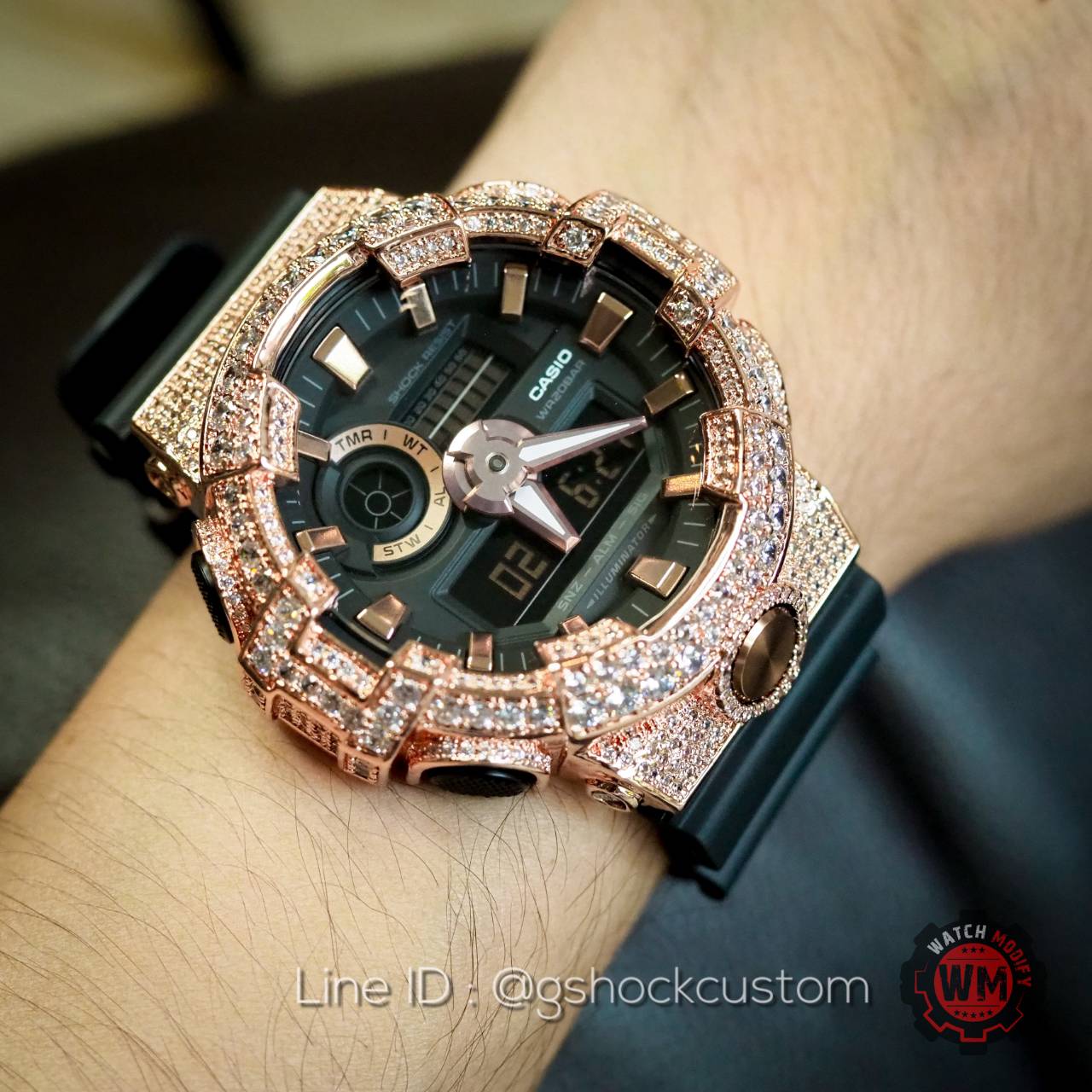 G-Shock กรอบเพชร Rosegold BlingBling รุ่นฮิต GA-710