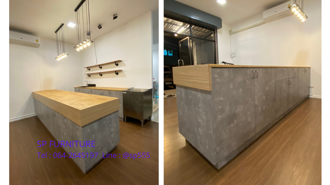 เคาน์เตอร์บาร์ร้านชานม (เทพารักษ์)