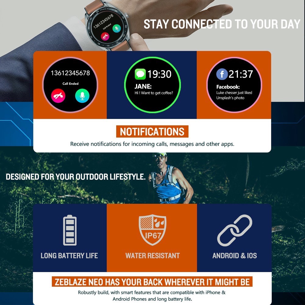 Smart Watch สุดล้ำจากฮ่องกง จอTouch Screen