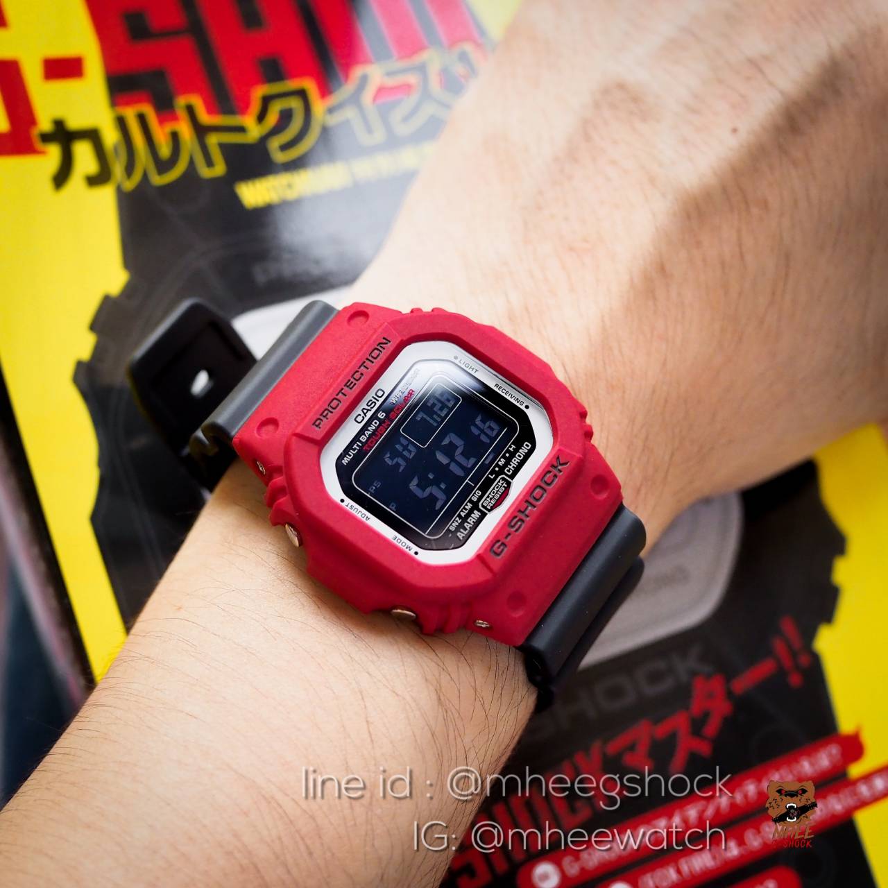 Casio G-Shock ยักษ์เล็ก สีแดง ดำ รุ่น GW-M5610RB-4DR สินค้าใหม่ ของแท้ รับประกันศูนย์ CMG