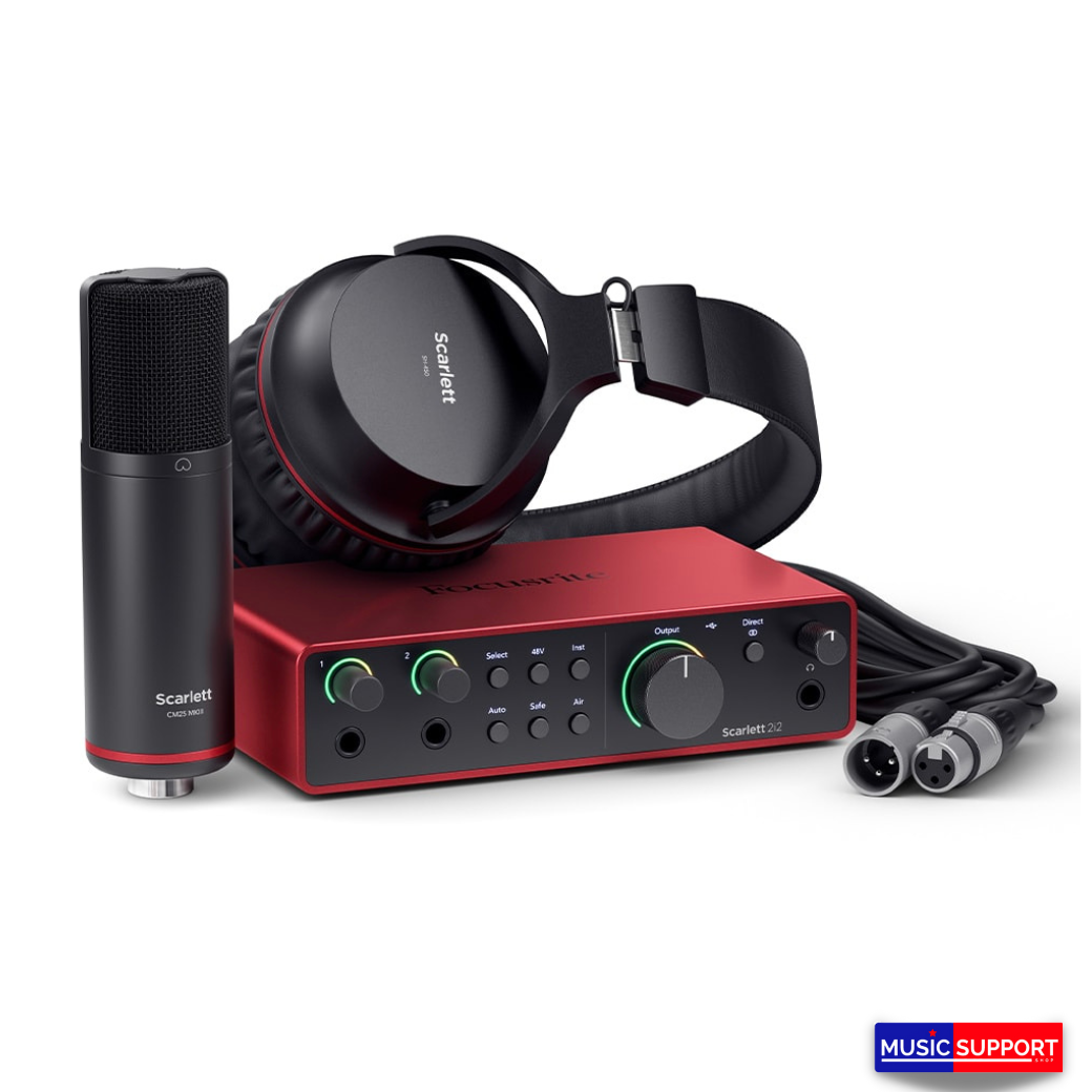 Focusrite Scarlett 2i2 Studio 4th Gen ชุดบันทึกเสียง