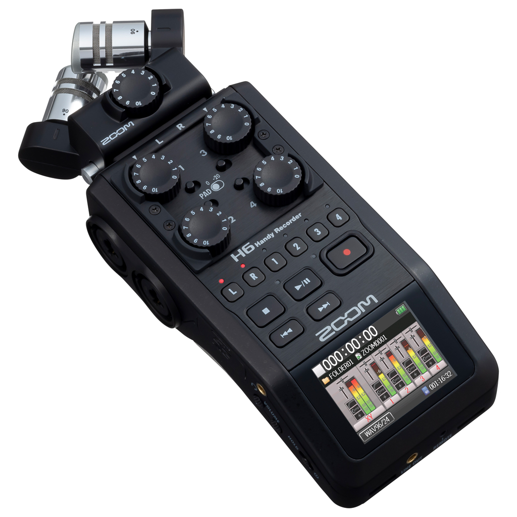 เครื่องบันทึกเสียง ZOOM H6 Black Edition Handy Recorder