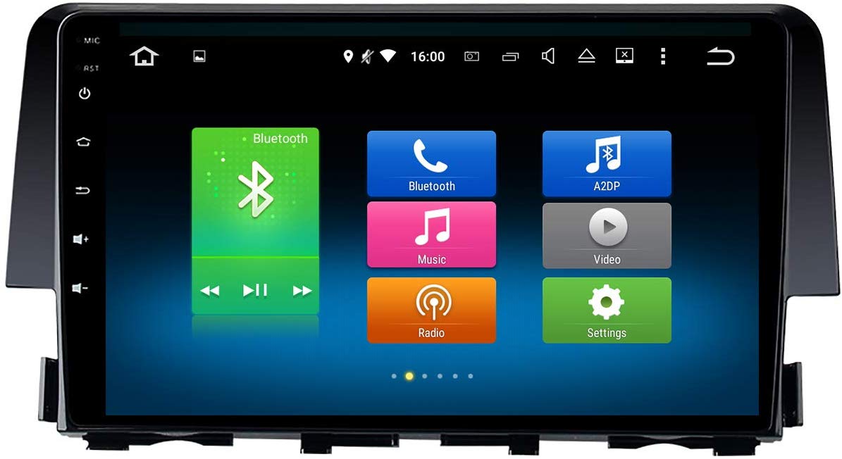 จอแอนดรอย HDM 9" Android 10.0 Car Audio Stereo for Honda Civic 2015 2016 2017 2018 Bluetooth GPS Navigation Radio Music Video Player Multimedia Music Video Player Touchscreen Head Unit Octa Core 4G 32G