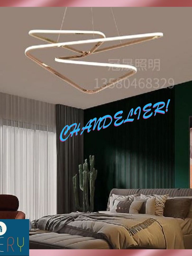 CT220A274 SOTMIA โคมไฟระย้า โคมไฟโมเดิร์นสีทอง Chandelier Lighting ห้องทานอาหาร เคาน์เตอร์บาร์