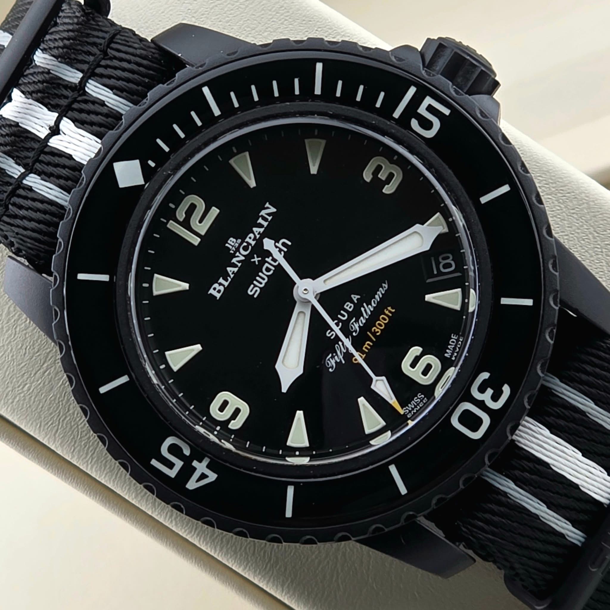 BLANCPAIN×SWATCH Fifty Fathoms Ocean of Storm the new scuba Special Edition
