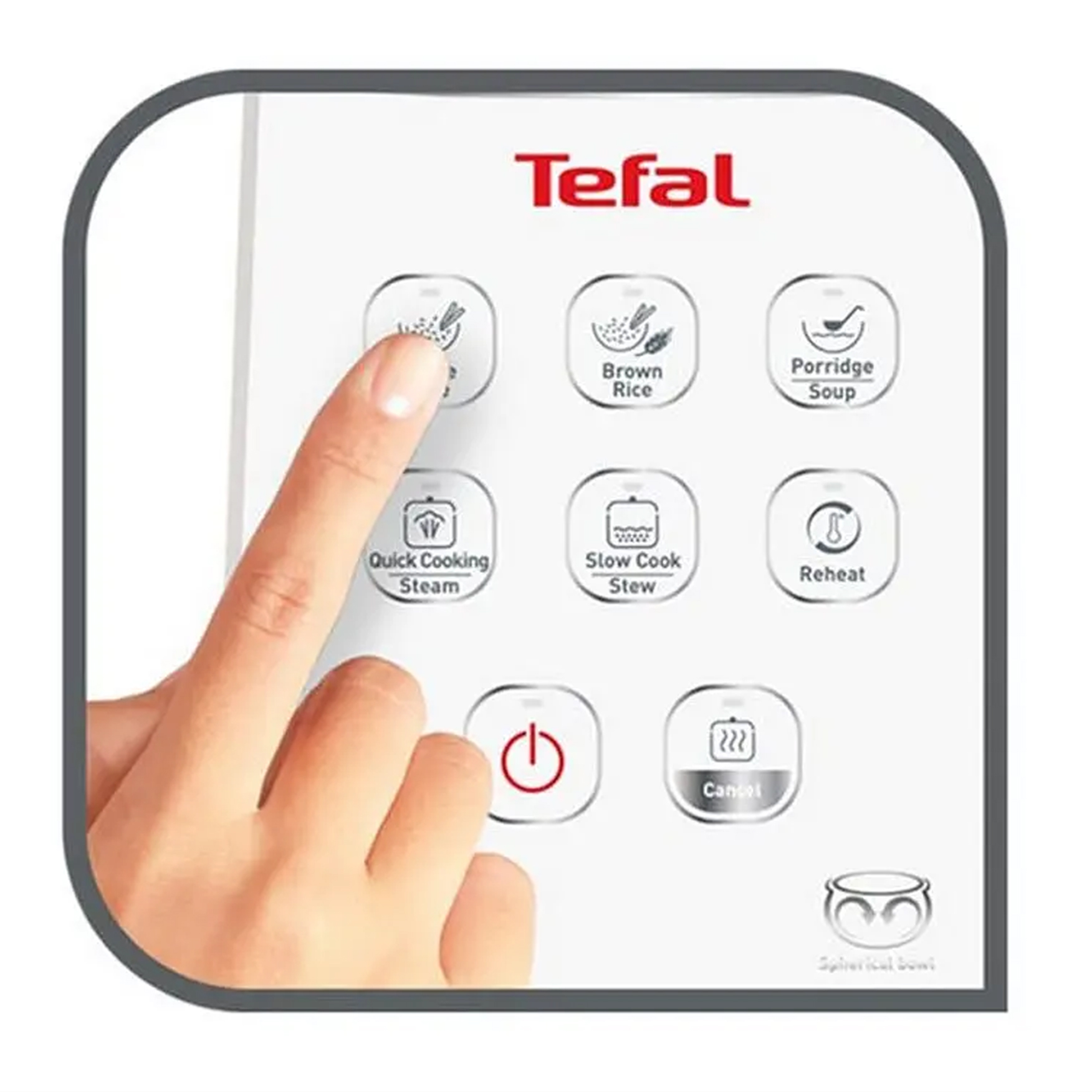 TEFAL หม้อหุงข้าว ดิจิตอล รุ่น RK732166 ความจุ 1.8 ลิตร กำลังไฟ 750วัตต์/ รับประกัน 2 ปี