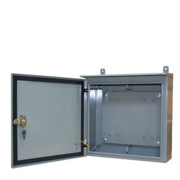 UL-7061 Outdoor Steel Cabinet ตู้เหล็กกันน้ำ for 1x6 pos. BMF, 50-60 Pairs (H33 x W25 x D15 cm.)