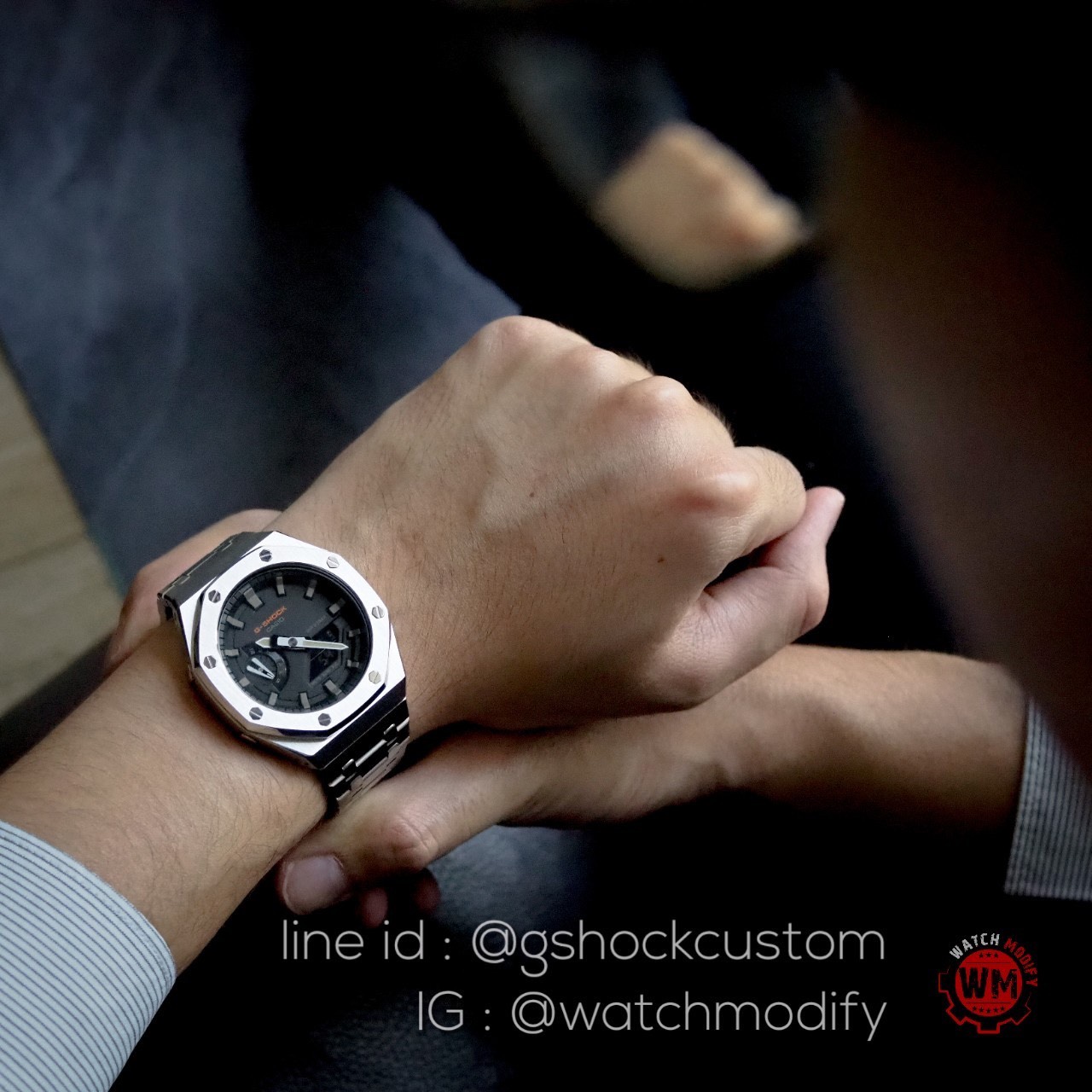 Casioak Ga-2100 หน้าAP Casioak Royal สายแบบUpgrade