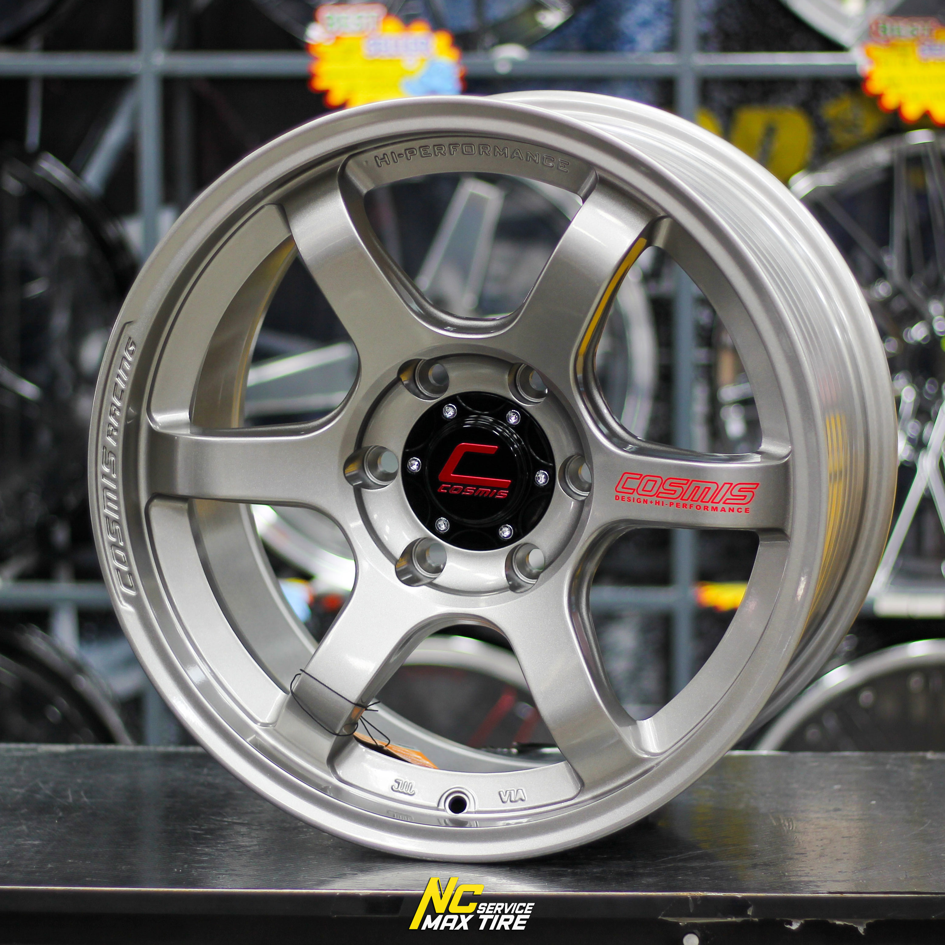 ล้อแม็กขอบ18 / Cosmis RG-06SNE / 18x9.0 6H139.7 ET25 / สี Hyper sonic Gloss Bronze / ชุดรวม 4 วง