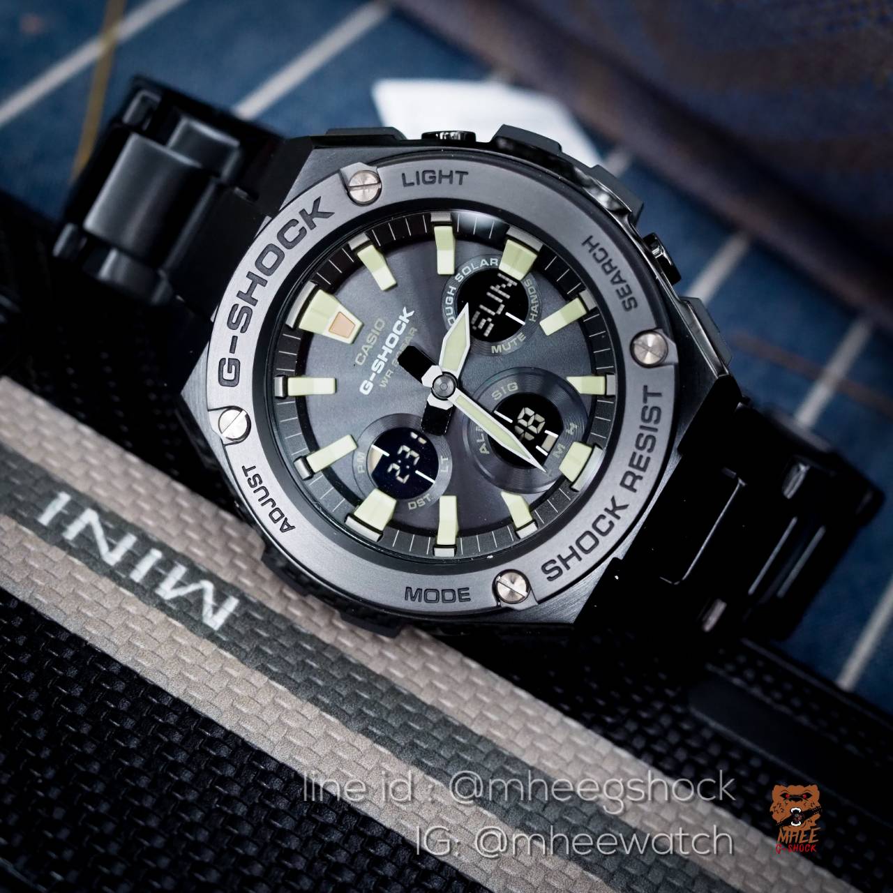 G-Shock G-Steel รุ่น GST-S130BD-1A รมดำ หายากมาก