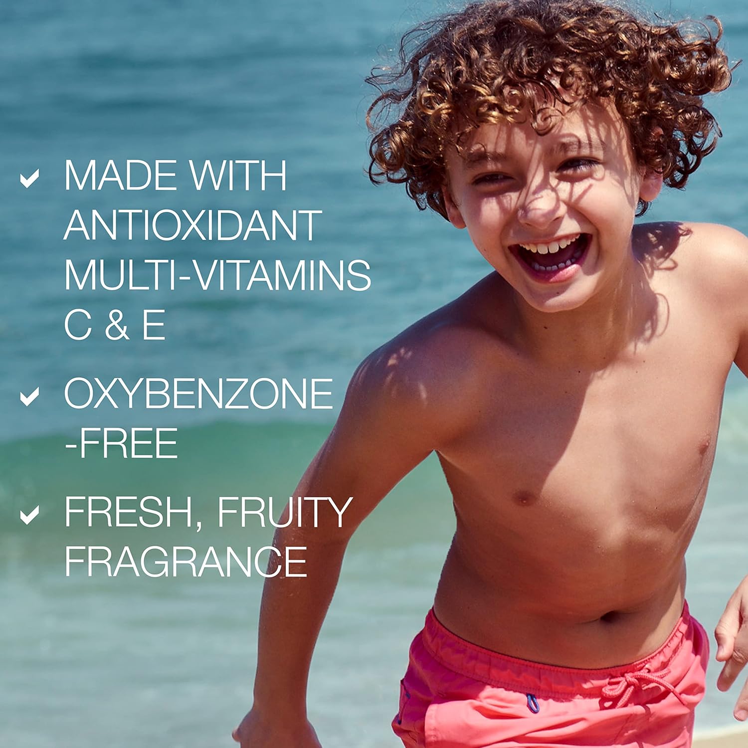 สเปรย์กันแดดสำหรับเด็ก Neutrogena Beach Defense Kids Sunscreen Spray Broad Spectrum SPF 70