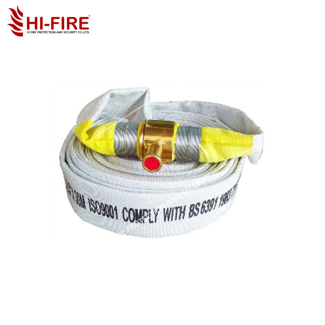 สายส่งน้ำดับเพลิงสีขาว ชนิดผ้าใบ ยี่ห้อ Fire Master มาตรฐาน ISO จากประเทศเกาหลี