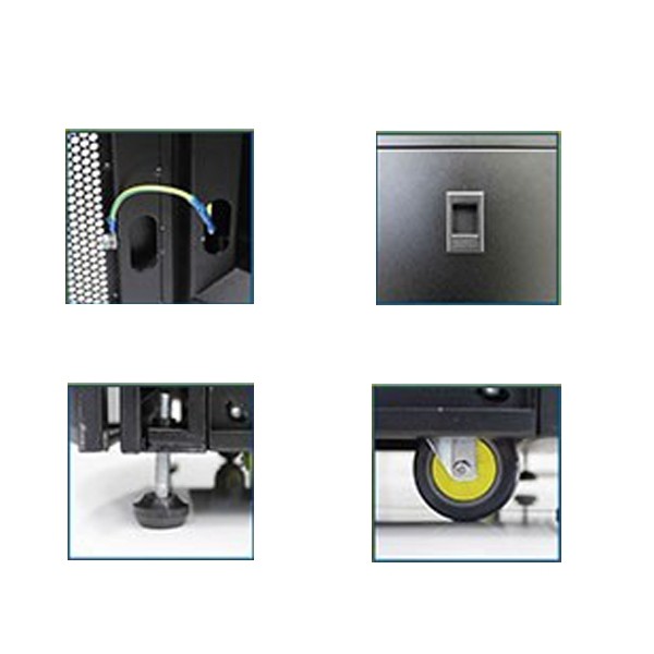 G8-61242B 19” GERMAN IDC SERVER RACK 42 U, ประตูหลัง เปิด 2 บาน W60 x D120 x H205 cm.