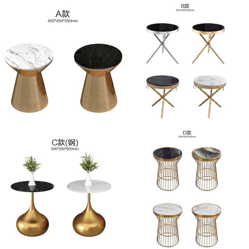 CT087D032 ZEITAKU ที่วางของตกแต่ง โต๊ะข้าง โต๊ะข้างโซฟา โต๊ะวางของ แต่งห้องหรู แต่งบ้านโมเดิร์น ดีไซน์หรูหรา