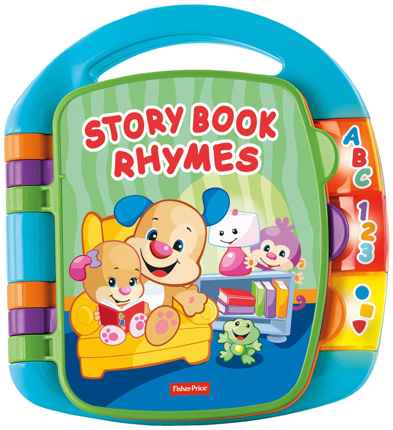 Fisher Price Laugh & Learn Storybook Rhymes Book หนังสือมีเสียง ฝึกกล้ามเนื้อมือ
