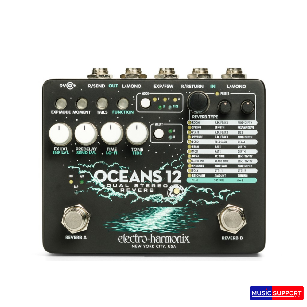 Electro-Harmonix Ocean 12 Dual Stereo Reverb