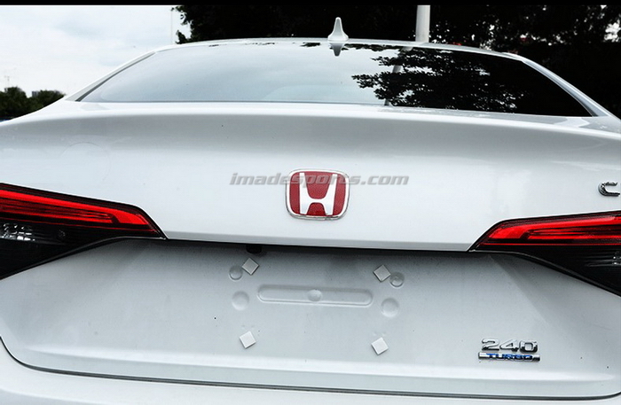 Logo Honda Type R สปอร์ตหน้า หลัง และพวงมาลัย (แดง/ดำ/ดำแดง)