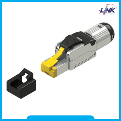 US-1081 : CAT 8 PLUG, SHIELD, FIELD TERMINATE