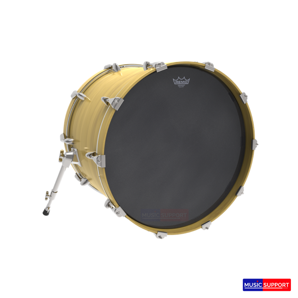 หนังกลอง Remo Ambassador Black Suede (NEW)