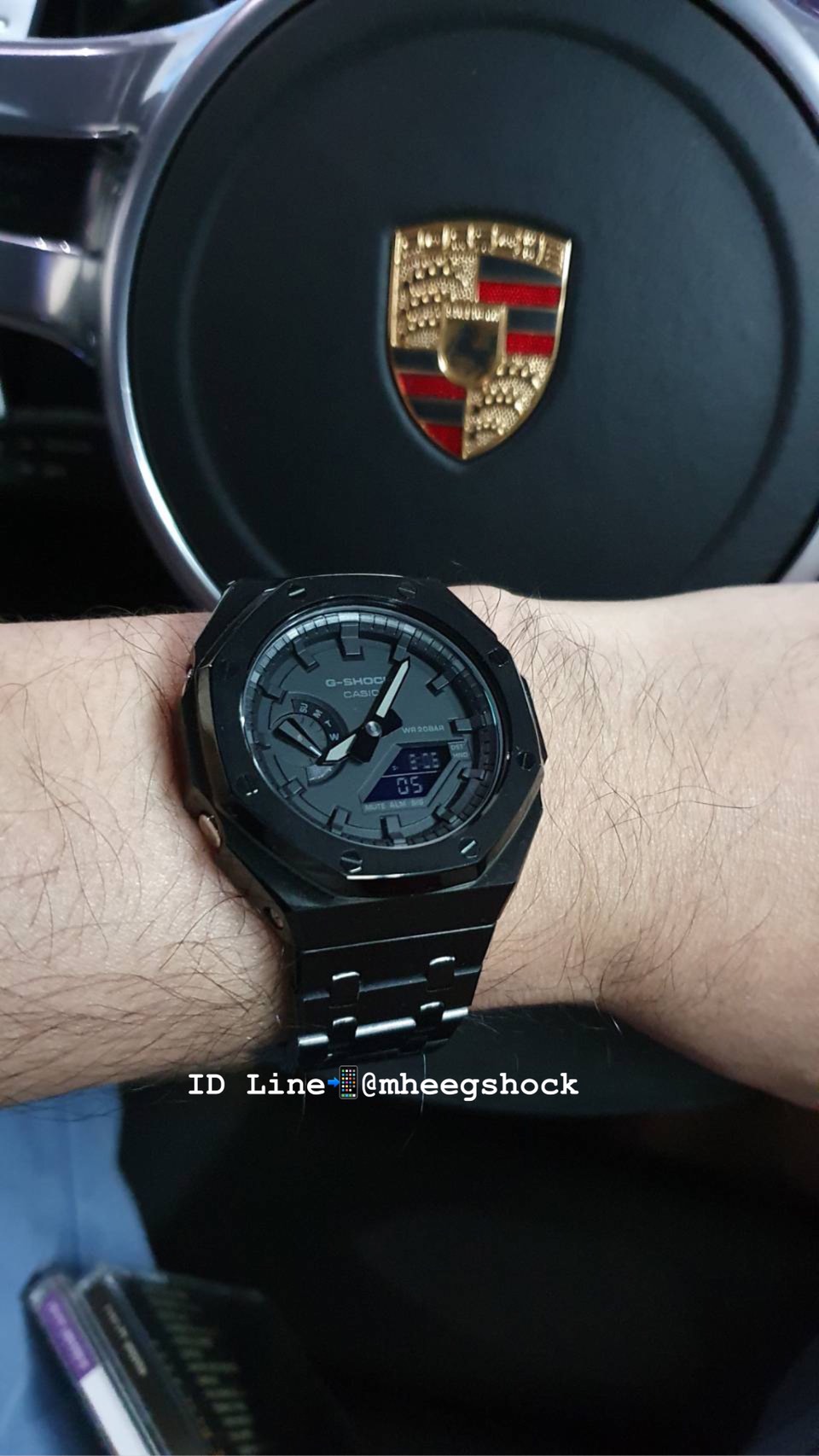 Gshock Casioak AP Stainless All in Black rare item