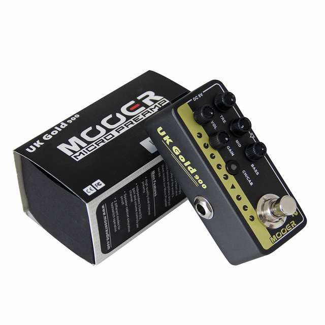 เอฟเฟ็คกีตาร์ไฟฟ้า Mooer Micro Preamp 002 British Gold