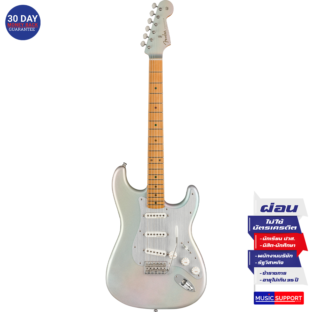 กีตาร์ไฟฟ้า Fender H.E.R. Stratocaster Chrome Glow