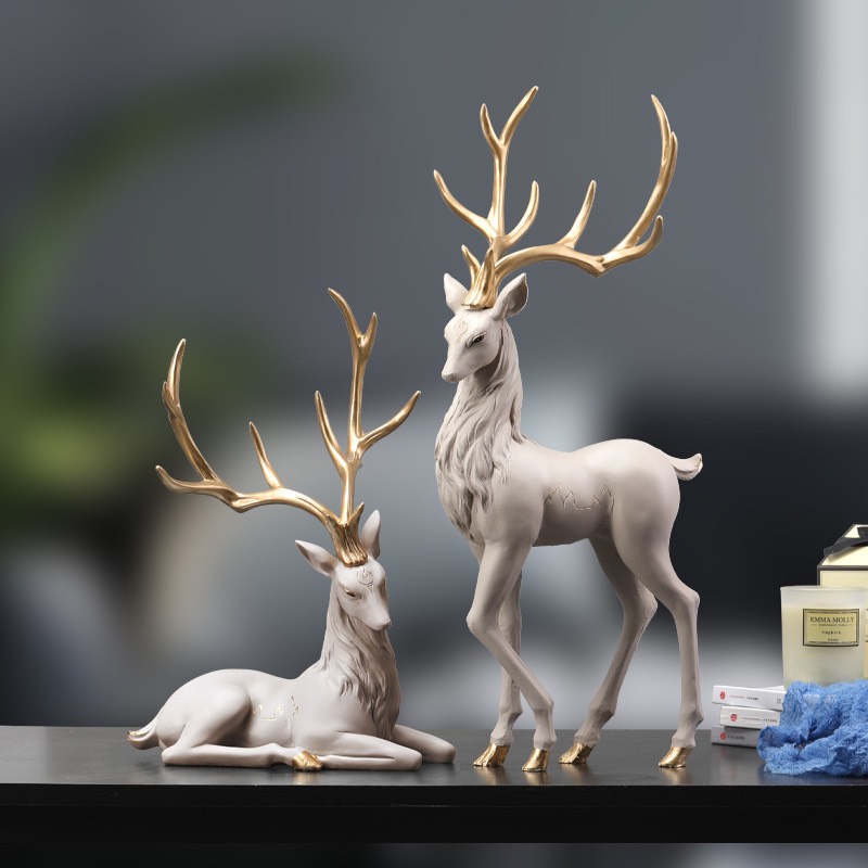 C1011B006 FAMITOSS กวางตกแต่งบ้าน กวาง ของแต่งห้อง ตกแต่งบ้าน deer home decoration ของขวัญ ของขวัญตกแต่งห้อง ตกแต่งห้อง