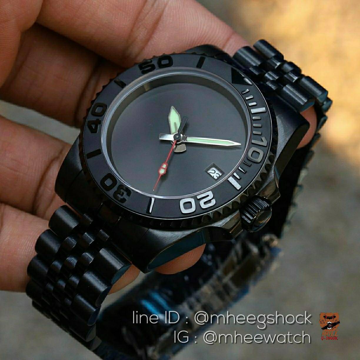 Seiko Modify DLC Black Jubilee